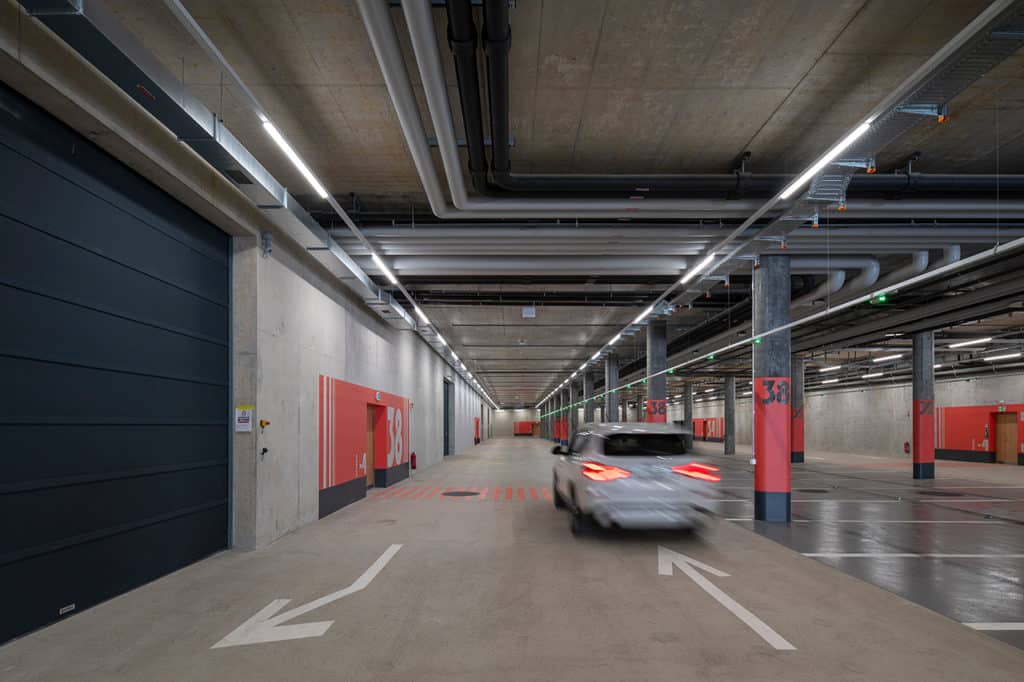 Parking souterrain de Cocoon